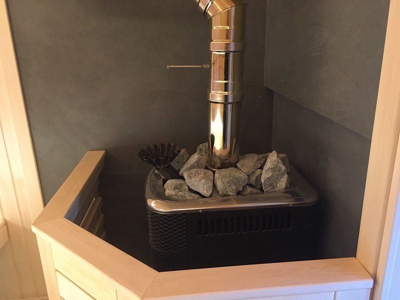 Новая сауна в частном доме Новосибирска