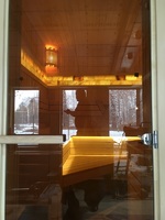 Новая сауна в частном доме Новосибирска