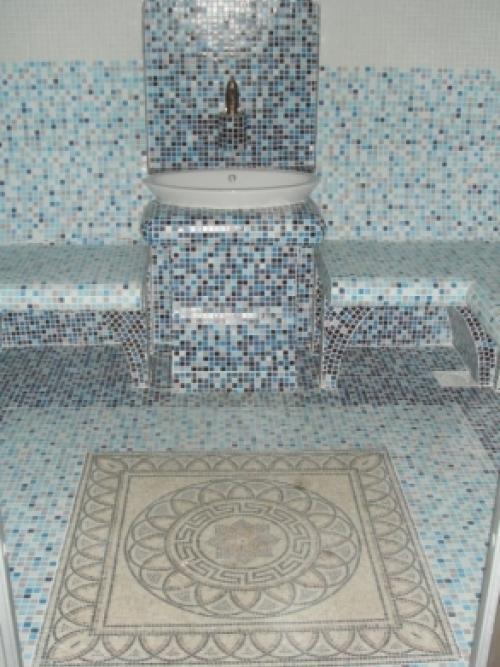 Отделка мозаикой хамам
