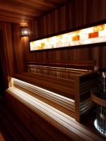 Строительство сауны в коттедже на Дачном шоссе в Новосибирске