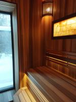 Строительство сауны в коттедже на Дачном шоссе в Новосибирске