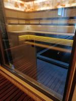 Сауна с панно  из можжевельника Сауна с панно  из можжевельника