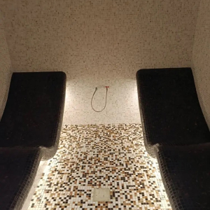 Построили хамам в загородом доме в Новосибирске.