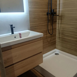 Работы по строительству сан узла с установкой оборудования под ключ.